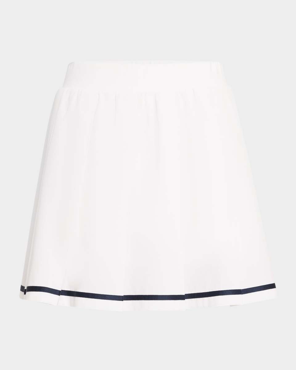 Clarendon Pleated High-Rise Skort